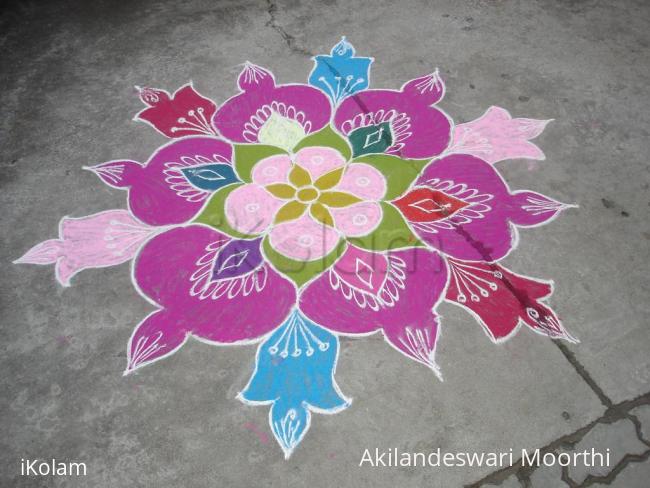 Rangoli: freehand rangoli