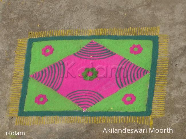 Rangoli: freehand rangoli