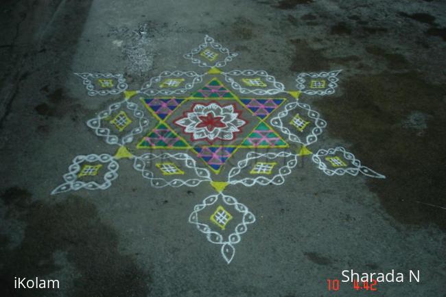 Rangoli: Dotted Kolam