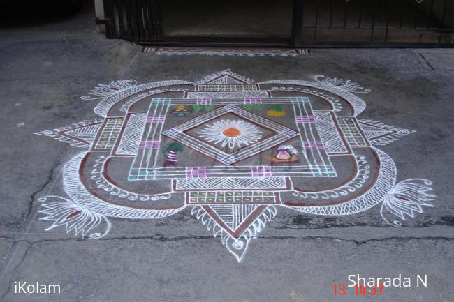 Rangoli: Freehand Pongal Kolam