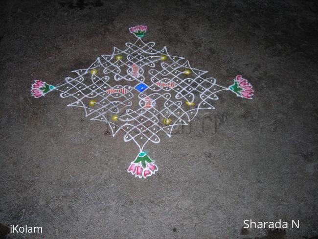 Rangoli: Dotted Kolam