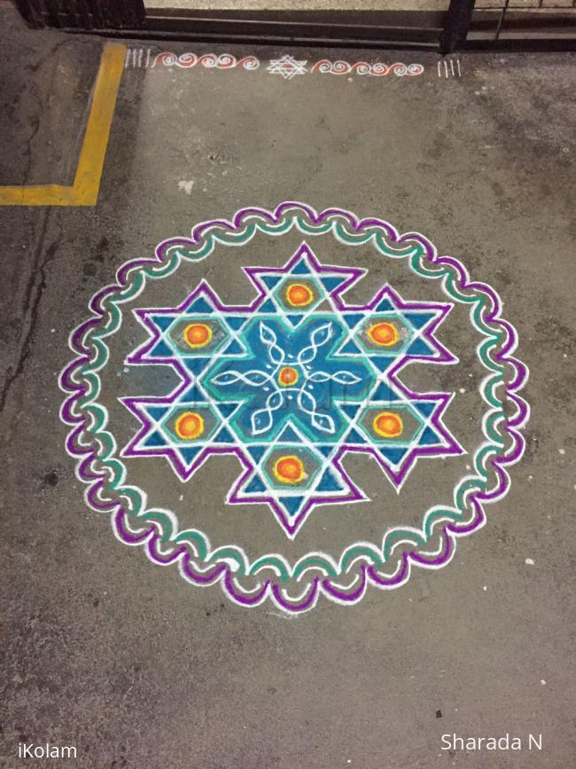 Rangoli: Dotted Margazhi Kolam