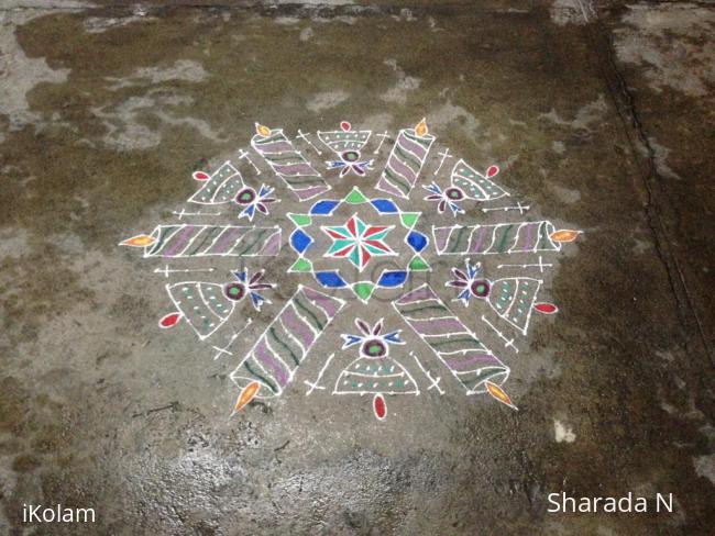 Rangoli: Christmas kolam