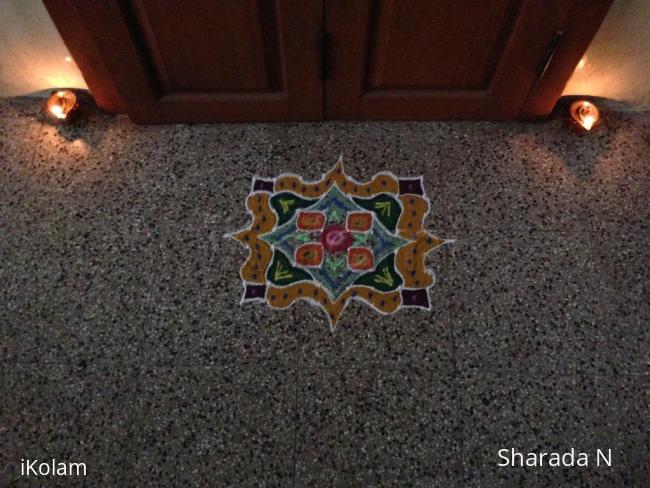 Rangoli: Dotted margazhi kolam