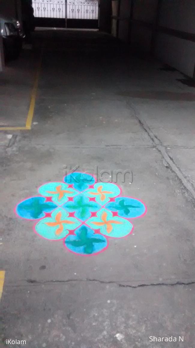 Rangoli: Dotted Margazhi Kolam