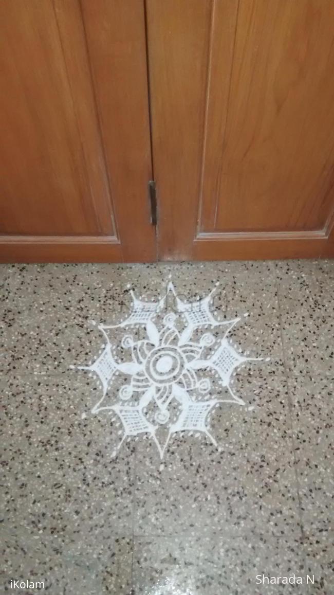 Rangoli: freehand