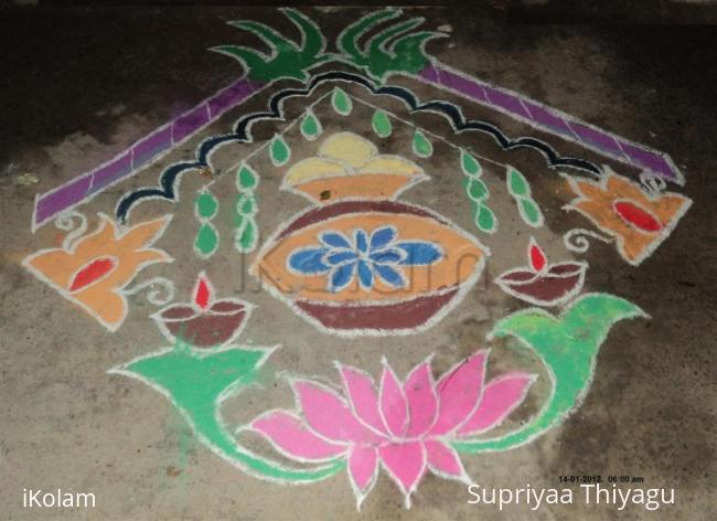 Rangoli: Pongal kolam