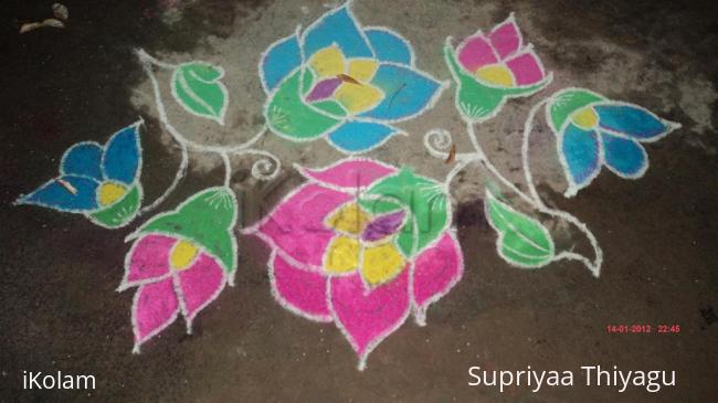 Rangoli: Flowers