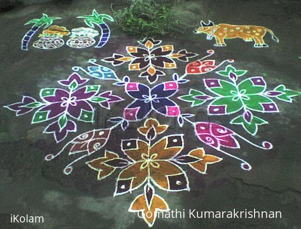 Rangoli: Happy Mattu Pongal