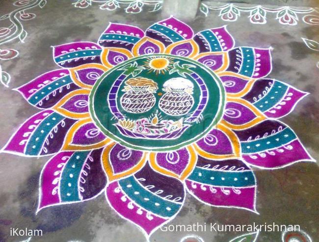 Rangoli: Kanum Pongal 