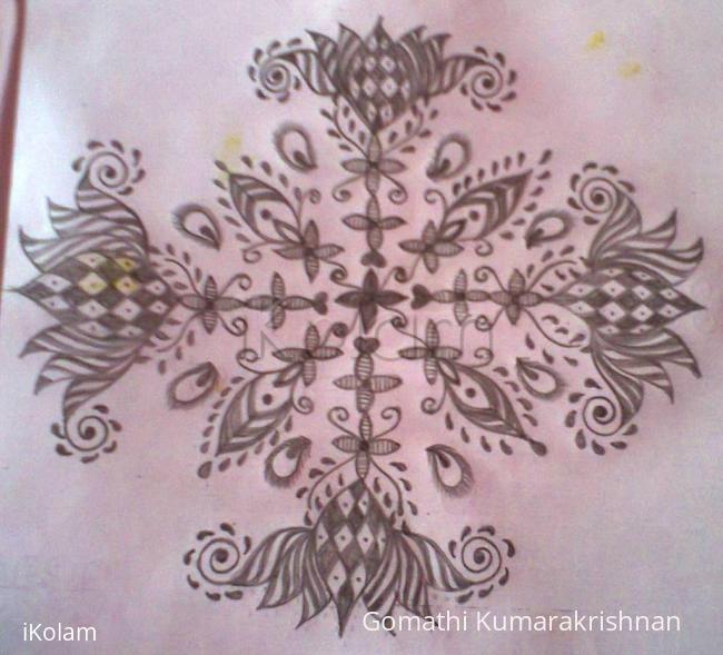 Rangoli: Pencil Rangoli