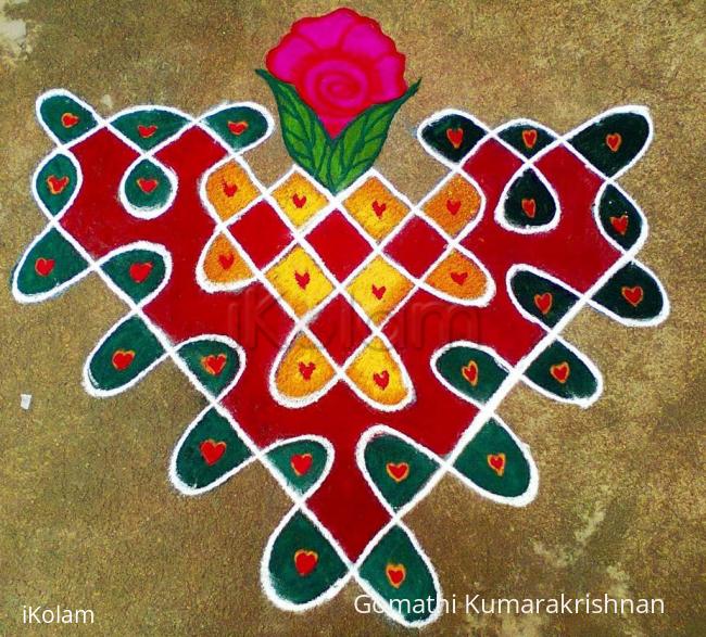 Rangoli: Valetines Day