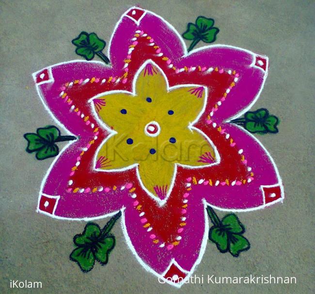 Rangoli: My son's birthday