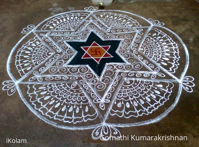 Rangoli: Freehand Design for Tamil New Year