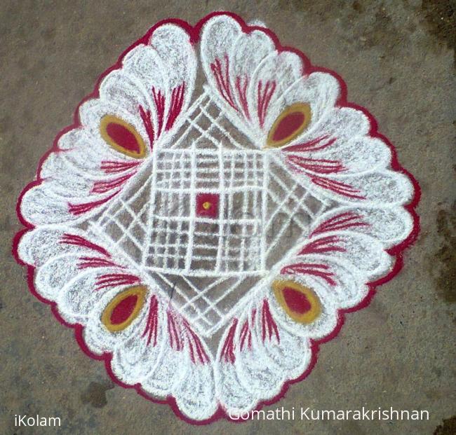 Rangoli: Simple rangoli