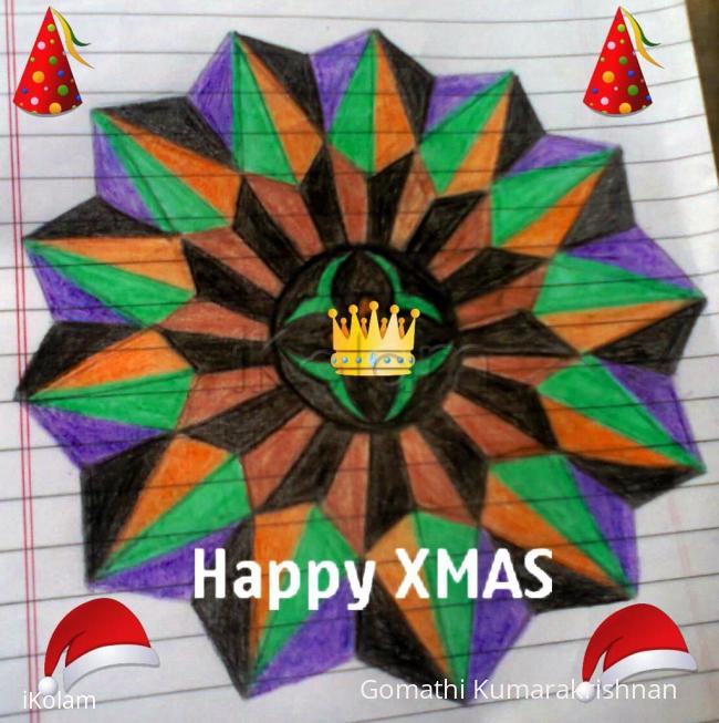 Rangoli: Christmas Rangoli