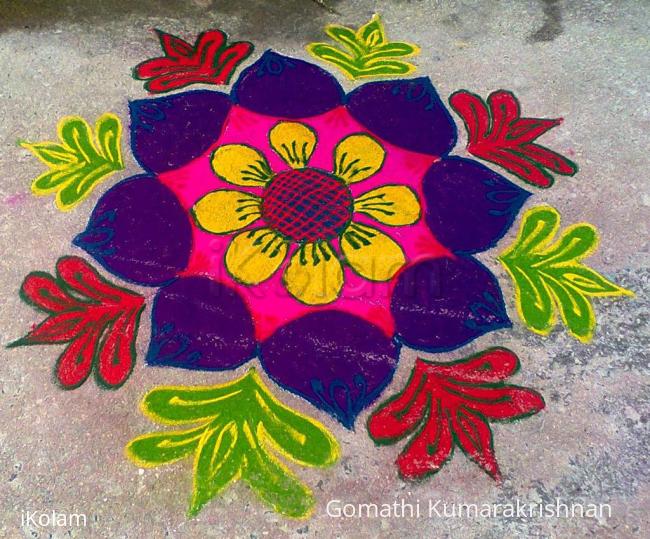 Rangoli: Happy Mattu Pongal 2015 