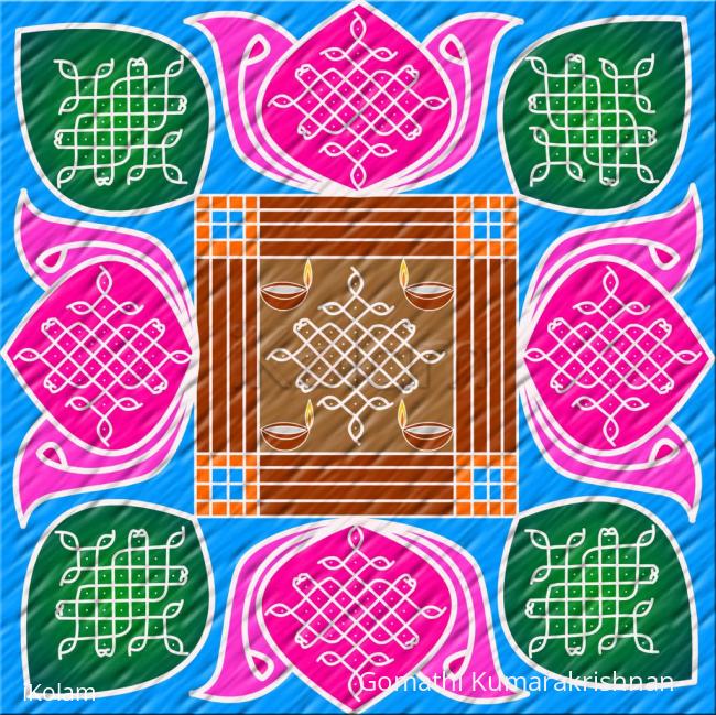 Rangoli: Friday padikolam