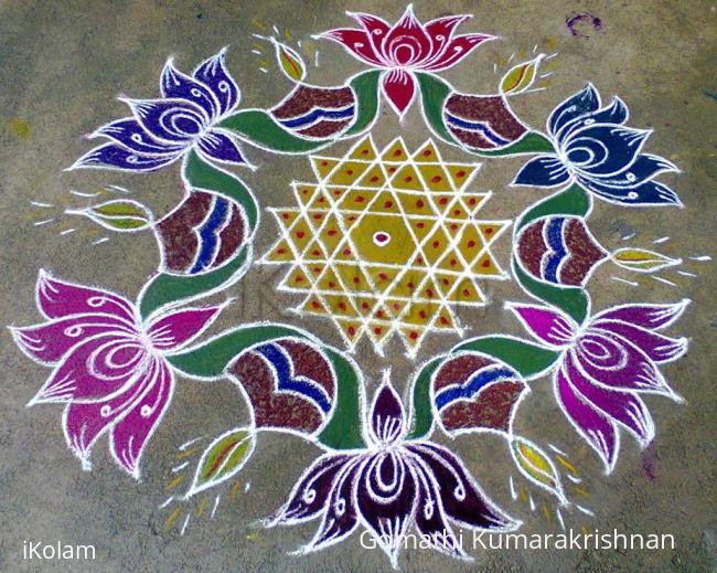 Rangoli: Karthigai Deebam2