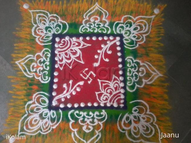 Rangoli: Free Hand Shaded Rangoli