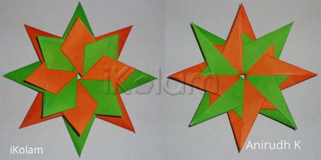 Rangoli: Origami Rangoli