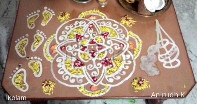 Rangoli: Shri Krishna JanmashTami - 2015