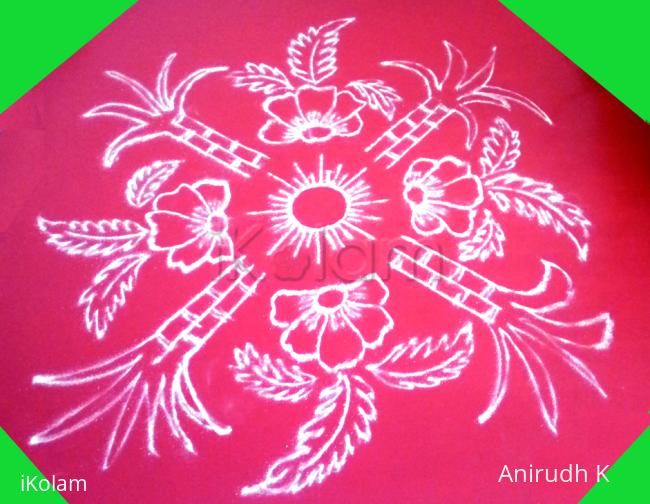 Rangoli: Happy Sankranthi - 2016