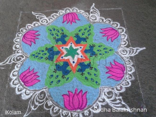 Rangoli: Independence Day kolam or RANGOLI 