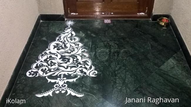 Rangoli: 2016-Christmas tree