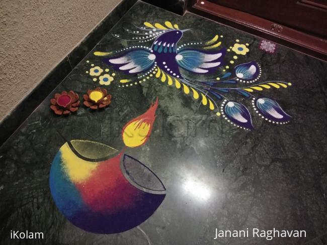 Rangoli: 2017-Diwali-4-Diya