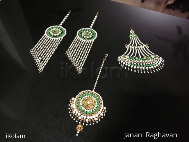 Rangoli: 2017-Kartika Pournimaa-Chandelier earring set