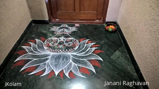 Rangoli: 2017-Varalakshmi Vratam-1