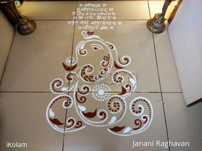 Rangoli: 2018- Ganesh Chaturthi- PoojaRoom