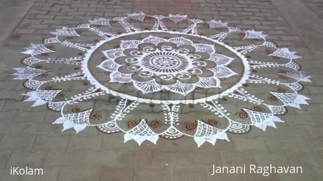 Rangoli: 2015-NMKRV College-Sanskrit Exhibition-1