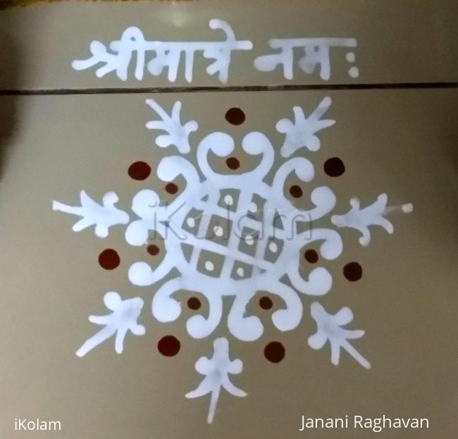 Rangoli: Pooja Room Kolam