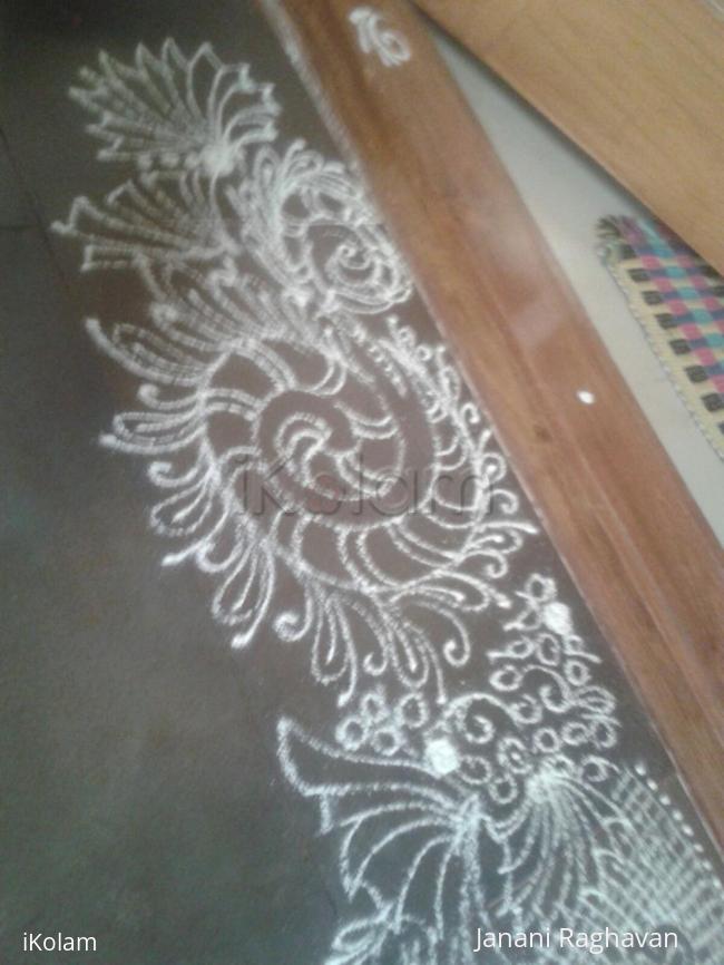 Rangoli: My sister's kolam- (Shobana's kolams)