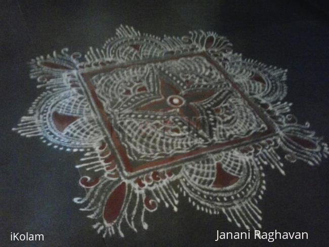 Rangoli: My sister's kolam