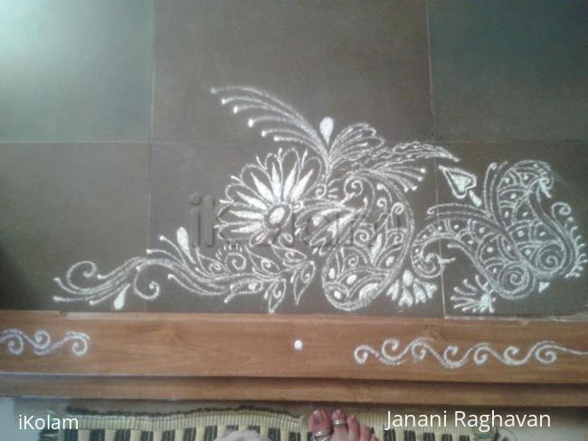 Rangoli: My sister's kolam- (Shobana's kolams)