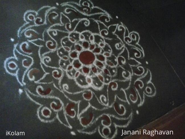 Rangoli: My sister's kolam- (Shobana's kolams)