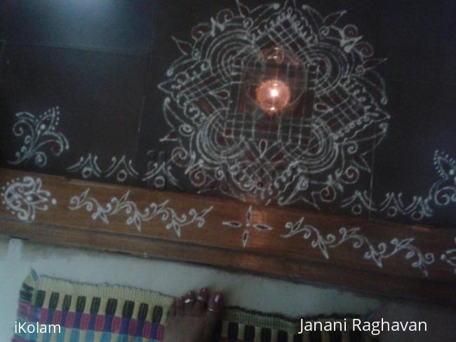 Rangoli: My sister's kolam- (Shobana's kolams)