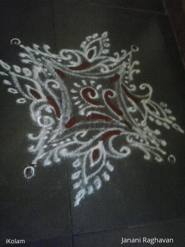 Rangoli: My sister's kolam