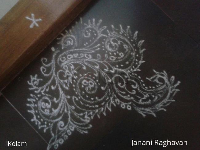 Rangoli: My sister's kolam- (Shobana's kolams)