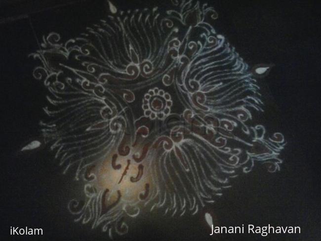 Rangoli: My sister's kolam- (Shobana's kolams)