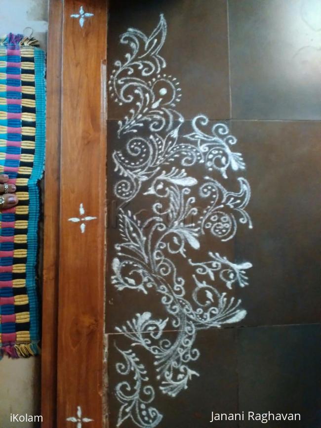 Rangoli: My sister's kolam- (Shobana's kolams)