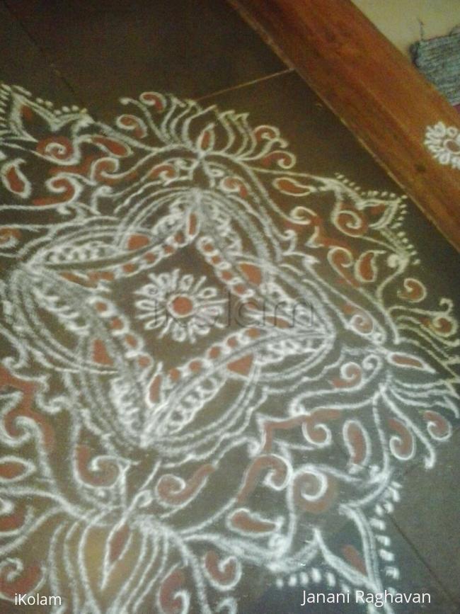 Rangoli: My sister's kolam- (Shobana's kolams)