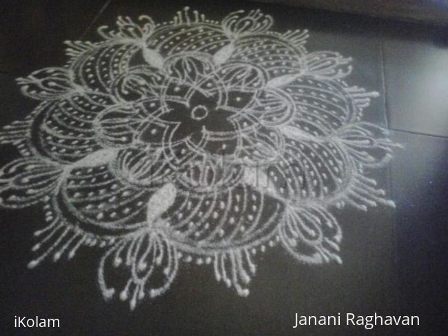 Rangoli: My sister's kolam- (Shobana's kolams)