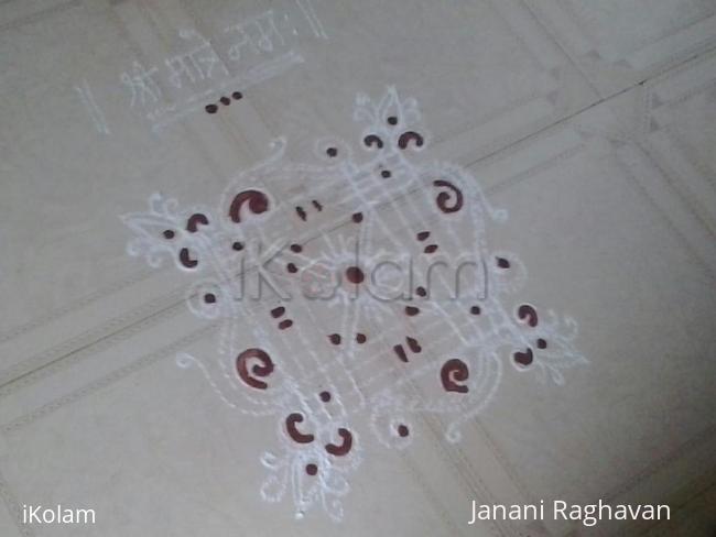 Rangoli: My sister's kolam- (Shobana's kolams)