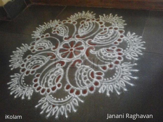 Rangoli: My sister's kolam