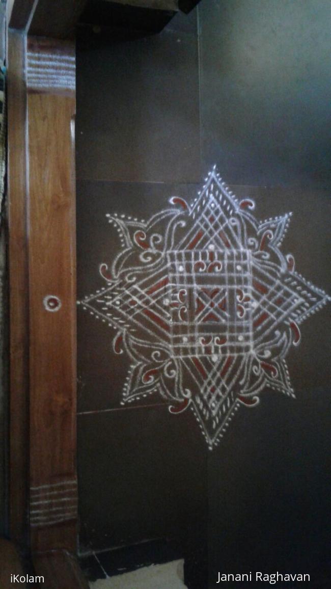 Rangoli: My sister's kolam- (Shobana's kolams)