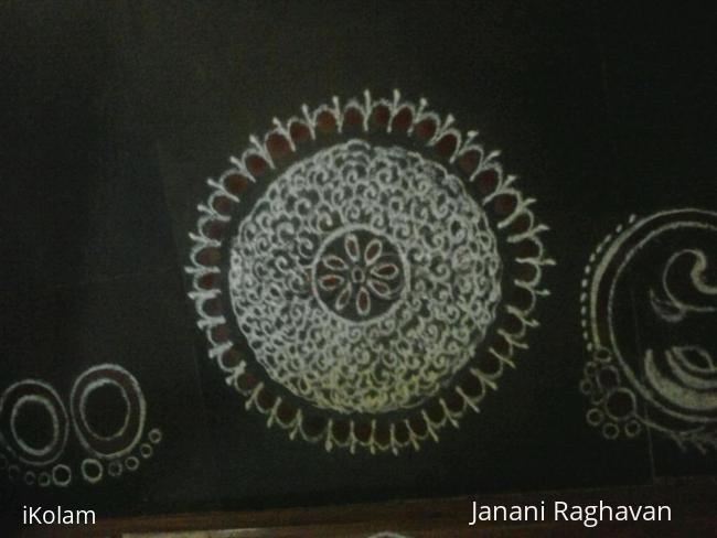 Rangoli: My sister's kolam- (Shobana's kolams)